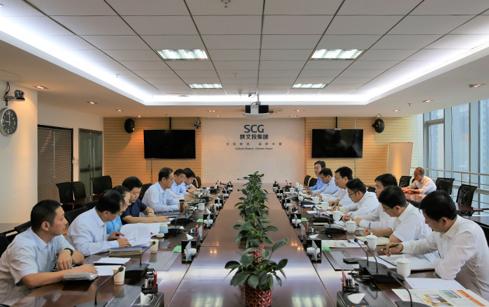 韩城市委书记褚锦锋、市长杜鹏带队到陕文投商谈深化合作